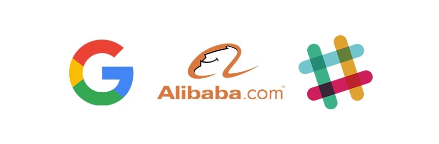 Google Alibaba Slack