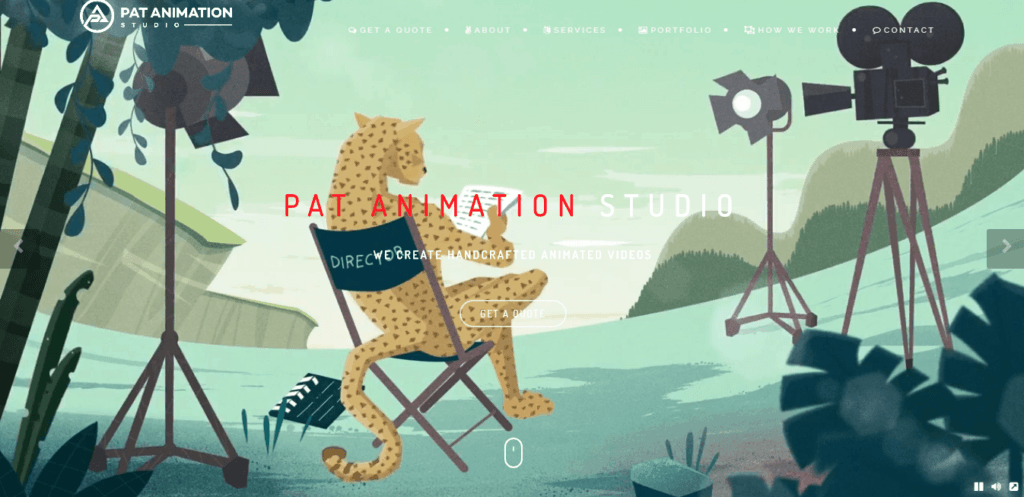 pat animation studio homepage