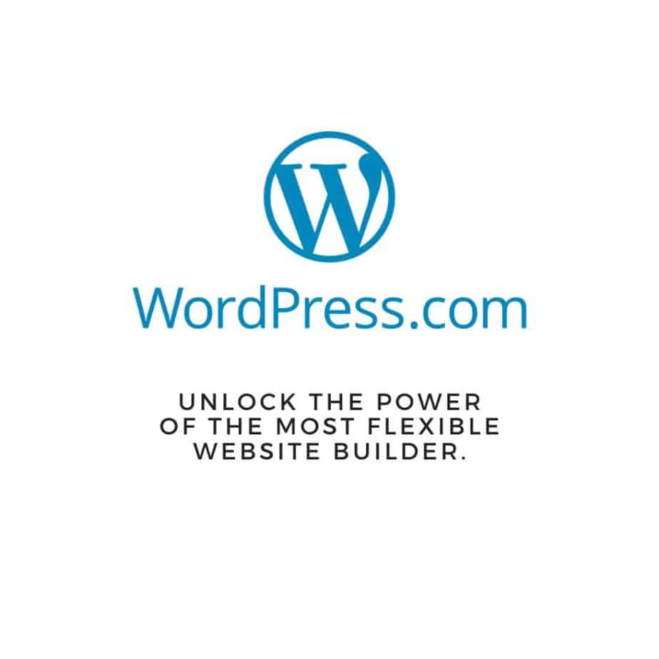 WordPress.com - UNLOCK THE POWER OF THE MOST FLEXIBLE WEBSITE BUILDER.