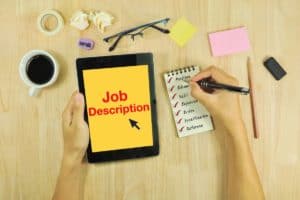 The job overview is an important part of the executive assistant job description