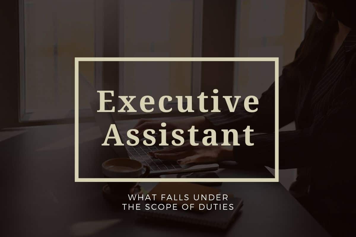 executive assistant duties
