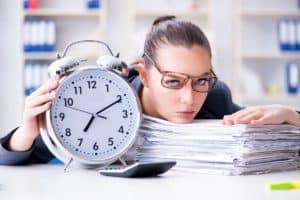 An office assistant should have time management skills