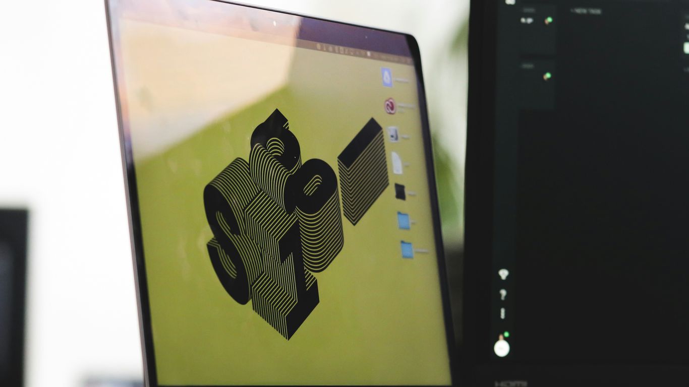 black samsung flat screen computer monitor